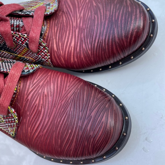 Spring Step L’artiste Mazoya red booties size 37 - Picture 4 of 15